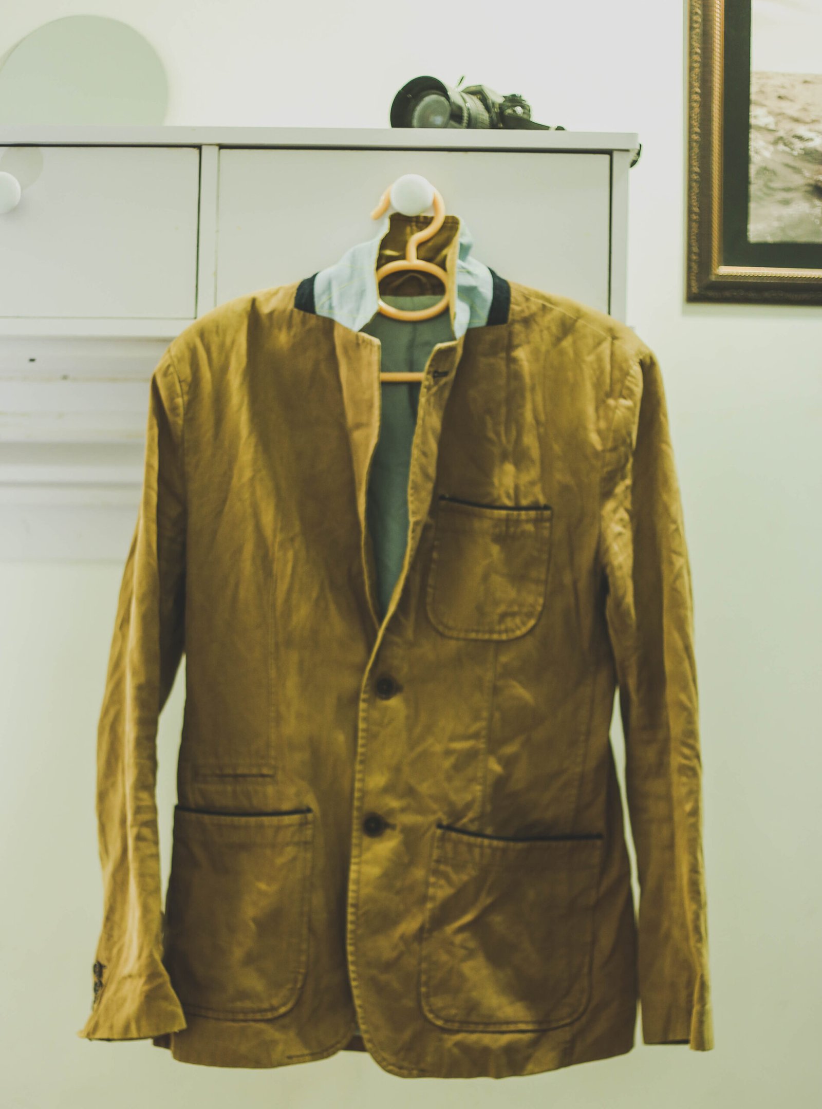 Lunda. Pk Light Brown Cotton Coat | Large - Lunda.pk - Sasta - Saaf - Sutra