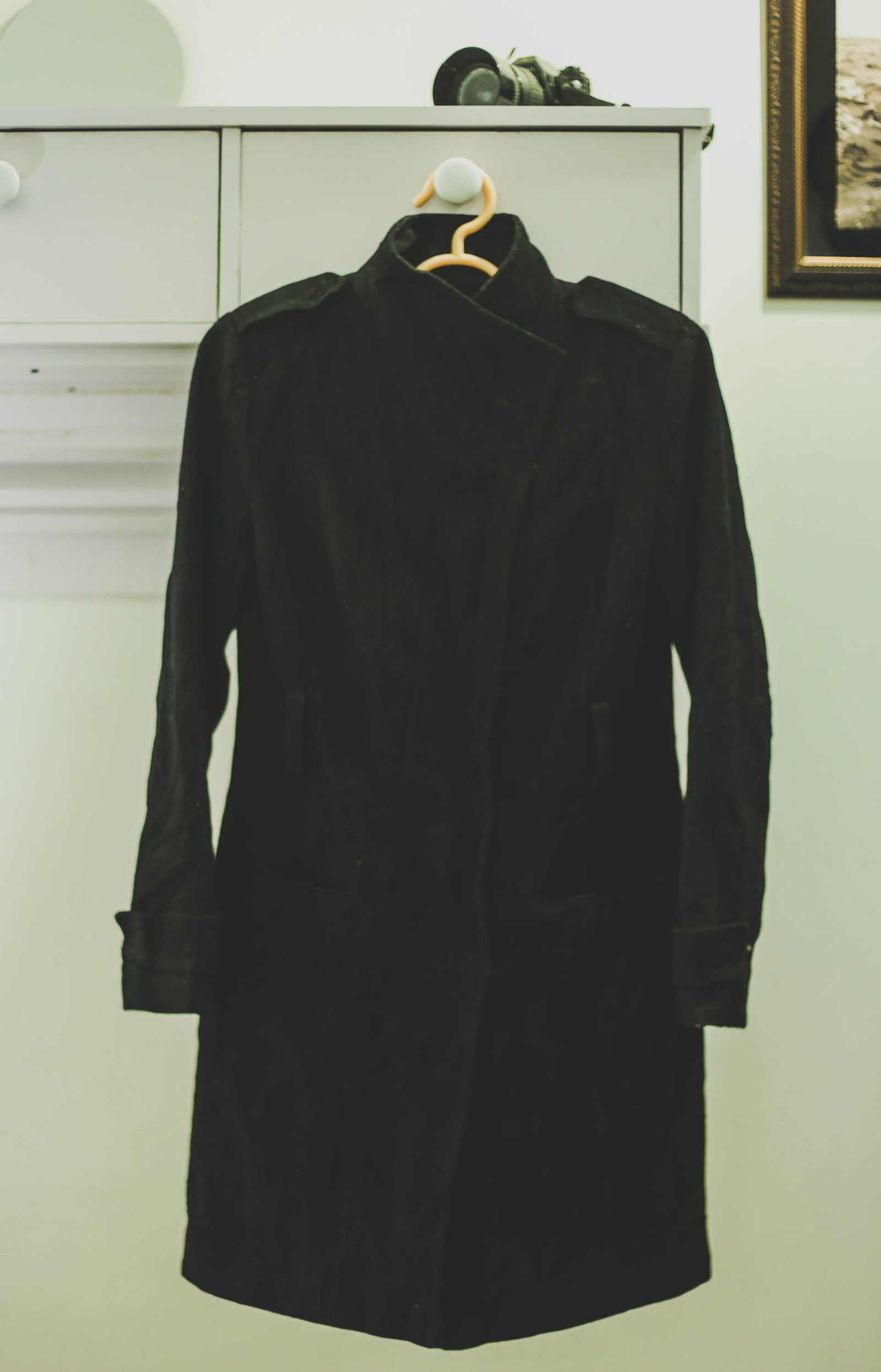 By Very Premium Black (Pure Cotton) Long Coat For Ladies - Large ...