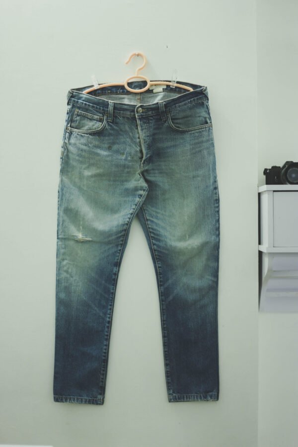 Sliq Blue with Light Bleach Denim Jeans | 36 Inches - Lunda.pk - Sasta ...