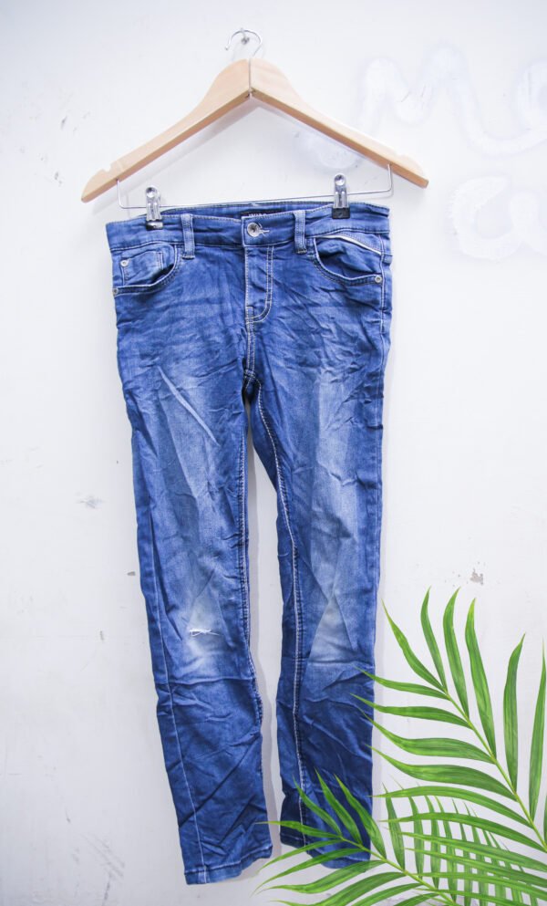 Europe Kid | Blue Shaded Jeans. W28 | Length 32