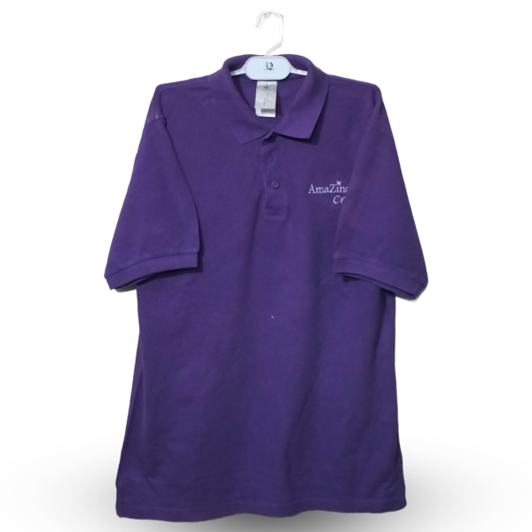 B&C Plain Purple Polo Half Sleeves | P.K | Large