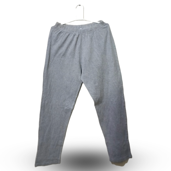 Quaroni Grey Cotton Jersey Strechble Trouser | Widht 26 | Length 38