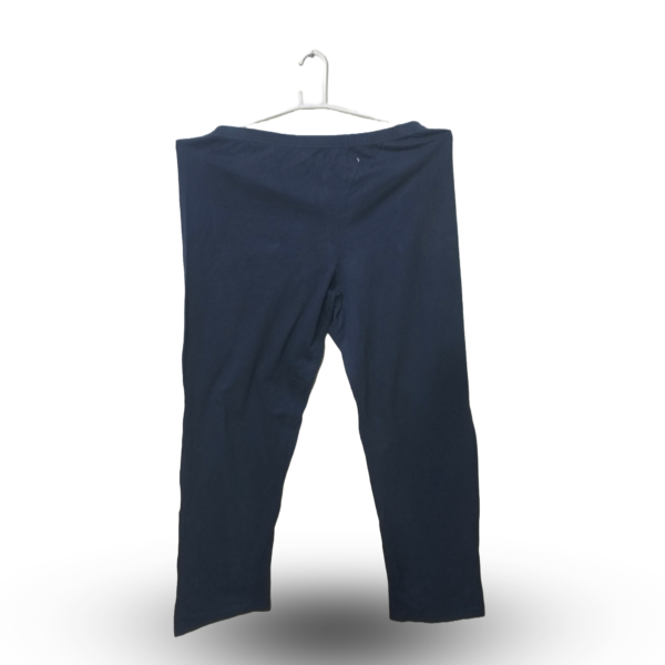 Lunda.Pk Dark Blue Cotton Jersey Strechble Trouser With Back Pocket | Width 42 | Length