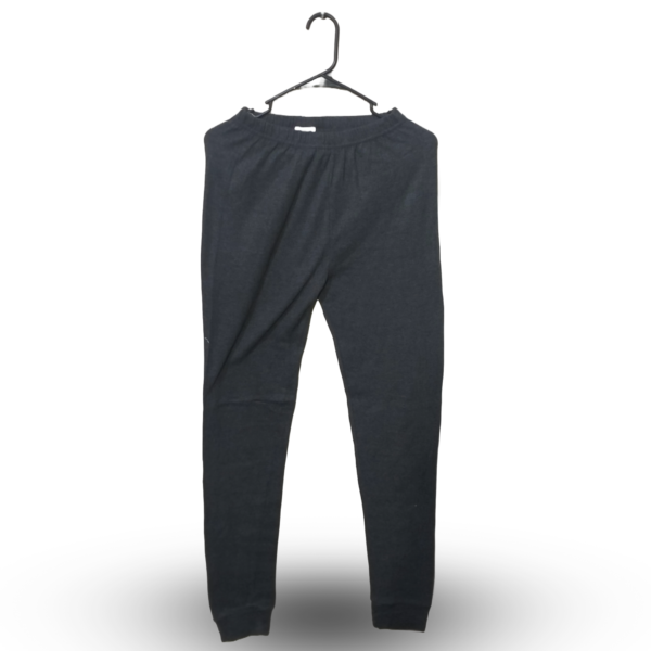 Lunda.Pk Charcoal Grey Pure Jersey Ribs Bottom Trouser | Width 24 | Length 40