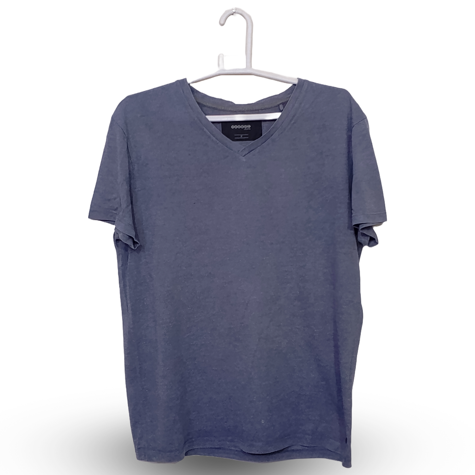 Bonobo Slate Grey Plain Half Sleeves | Cotton | Medium