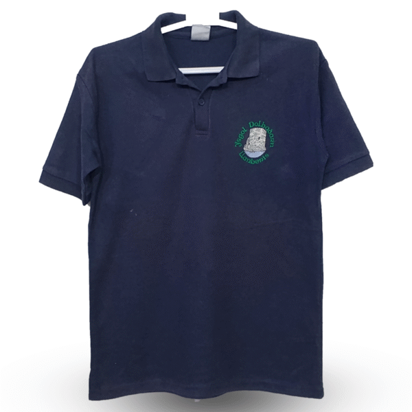 Russel Dark Blue Polo Plain Half Sleeves | P.K | Small