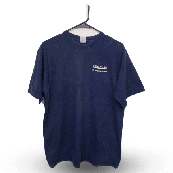 Russel Dark Blue Plain Half Sleeves | Pure Cotton Jersey | Large