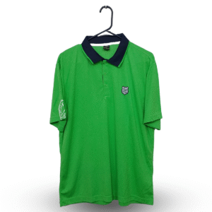 KAFF Sports Polo Florison Parrot Green Half Sleeves | Sports Fabric | Extra Large