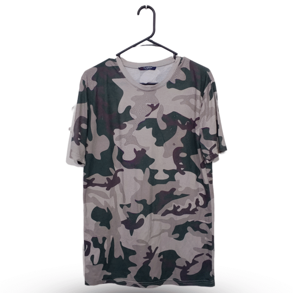 Cabin Commando Printed Half Sleeves T Shirt | Cotton Jersey | Extra Large