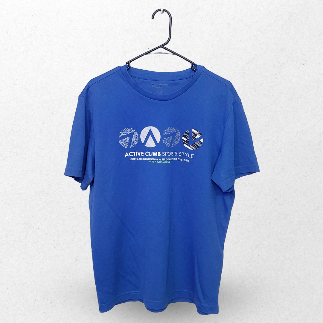 Lunda.Pk Printed Half Sleeves Sports T Shirt | Sports Fabric | Extra Large