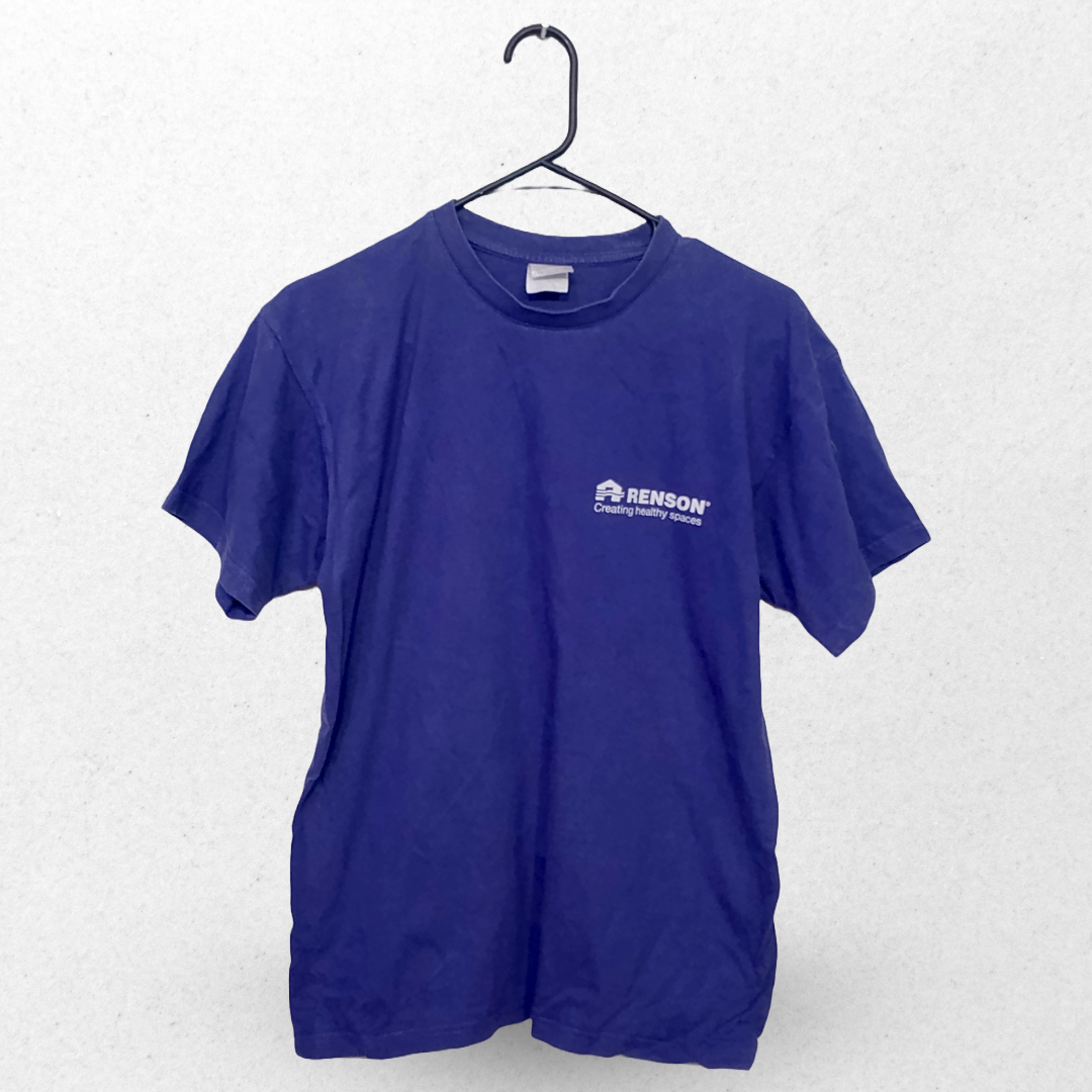 B&C Purple Plain Half Sleeves T Shirt | Cotton Jersey | Large
