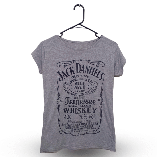 Lunda.Pk Grey Printed Short Half Sleeves T - Shirt | Cotton Jersey | Small