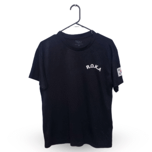 Lunda.Pk Jet Black With Back Printed Half Sleeves Sports T Shirt | Sports Fabric | Large