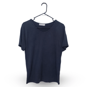 Fresh More Black Plain Half Sleeves T Shirt | Cotton Jersey | Medium