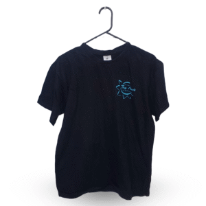 B&C Collection Black Half Sleeves T Shirt | Cotton Jersey | Large
