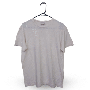 Lunda.Pk Baby Pink Back Printed Half Sleeves T Shirt | Cotton Jersey | Large