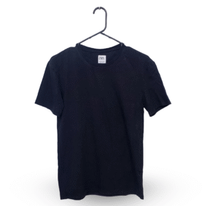 Zara Slim Fit Black Half Sleeves T Shirt | Cotton Jersey | Small