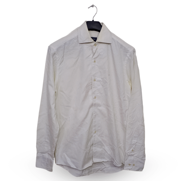 McGregor White Plain Full Sleeves | Collar Size 14.5 | Chest Size 44