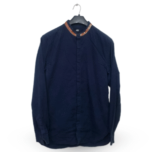 H&M Navy Blue Plain Full Sleeves | Collar Size 16 | Chest Size 36