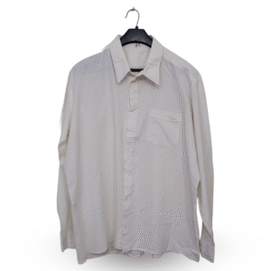 Lunda.Pk Rashes White With Front Pocket Full Sleeves | Collar Size 17 | Chest Size 50