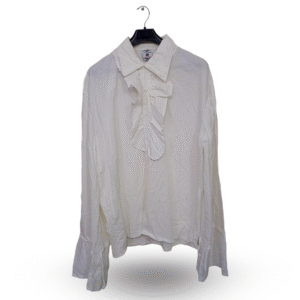 Nederland White Floral Stylish Shirt | Collar Size 16 | Chest Size 50