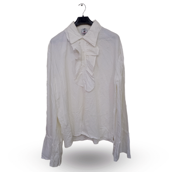 Nederland White Floral Stylish Shirt | Collar Size 16 | Chest Size 50