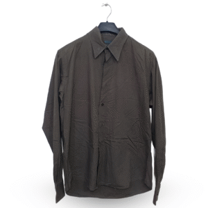Sutherland Olive Green Plain Full Sleeves | Collar Size 16 | Chest Size 48