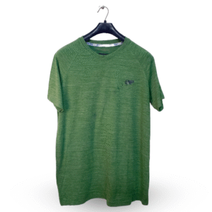 My Protein Grass Green Plain Half Sleeves T Shirt | Cotton Jersey | Large