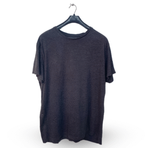 Cedarwood State Black Plain Half Sleeves T Shirt | Cotton Jersey | Extra Large