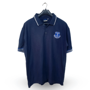 Everton Dark Blue Plain Polo Half Sleeves T Shirt | Cotton Jersey | Extra Large