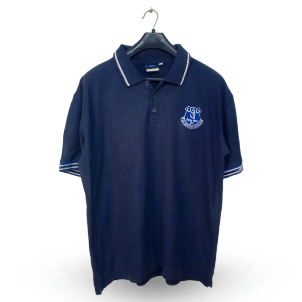 Everton Dark Blue Plain Polo Half Sleeves T Shirt | Cotton Jersey | Extra Large