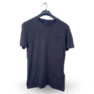 Celio Slate Blue Grey With Front Pocket Half Sleeves T Shirt | Cotton Jersey | Medium