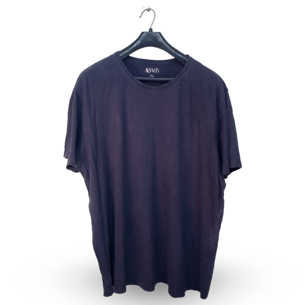ACW Slate Blue Plain Half Sleeves T Shirt | Cotton Jersey | 2XL