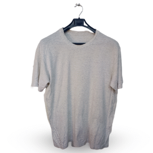 Lunda.Pk While Self Texture Half Sleeves T Shirt | Cotton Jersey | Large
