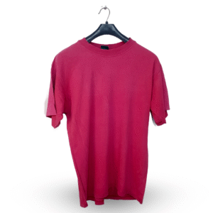 Canda Pink Plain Half Sleeves T Shirt | Cotton Jersey | Medium