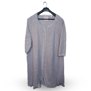 Lunda.Pk Shaded Grey Knee Sleeves Night Dress | Cotton Jersey | Extra Large