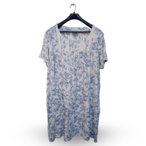 Croft & Barrow White Summer Floral Printed Nightwear | Cotton Jersey | 2XL