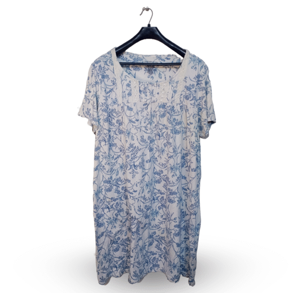 Croft & Barrow White Summer Floral Printed Nightwear | Cotton Jersey | 2XL
