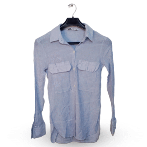 Zara Sky Blue Button Down Shirt | Small