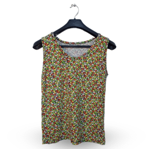 Lunda.Pk Floral Print Tank Top | Cotton Jersey | Small