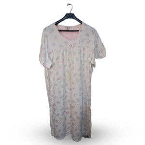 Lunda.Pk Classic Floral Dot Print Jersey Nightdress | Cotton Jersey | 2XL
