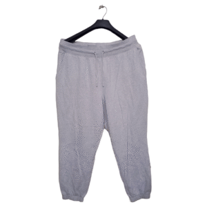 Motion Ash Grey 2 Pocket Bottom Rib Trouser | Cotton Jersey