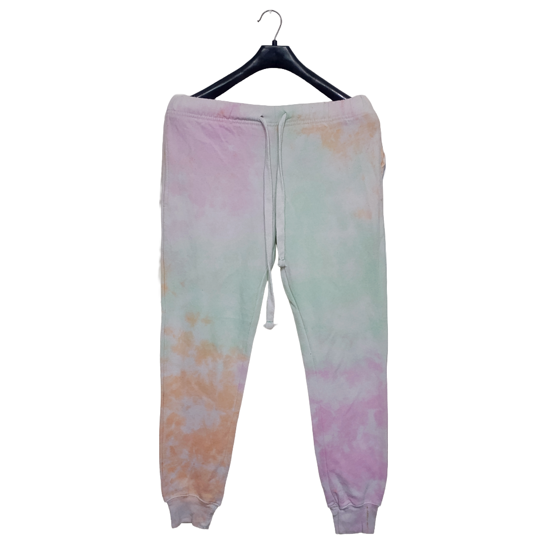 Dream Side Gradient Colour 2 Pockets Rib Bottom Trouser | Cotton Jersey