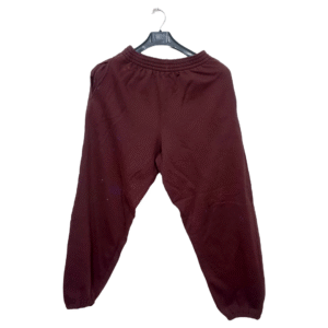 Lunda.Pk Maroon Few Spots 2 Pockets Elastic Bottom Trouser | Cotton Jersey