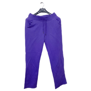 Tek Gear Plain Purple 2 Pockets Bell Bottom Trouser | Fleece Fabric