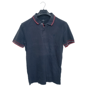 Celio Charcoal Grey Half Sleeves Polo T Shirt | Medium