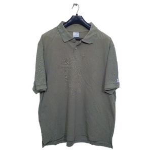Decathlon Olive Green Plain Half Sleeves Polo T Shirt | P.K Cotton | Extra Large