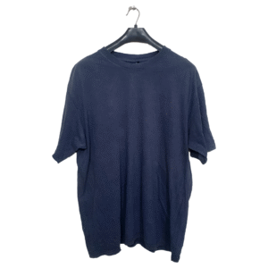 Basic Decathlon Dark Blue Plain Half Sleeves T Shirt | Cotton Jersey | Extra Large