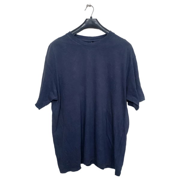 Basic Decathlon Dark Blue Plain Half Sleeves T Shirt | Cotton Jersey | Extra Large