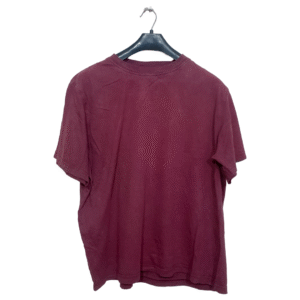 3 Suisses Maroon Plain Half Sleeves T Shirt | Cotton Jersey | Extra Large